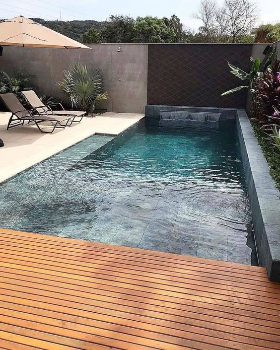 rectangular swimming pool 7