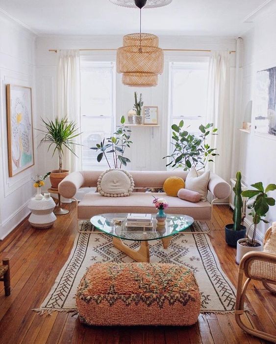 Bohemian Living Rooms: Elegant Earthy Deco