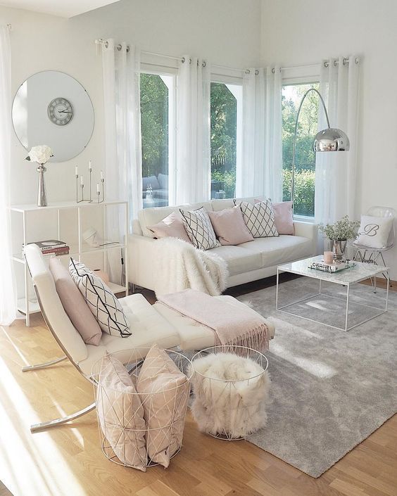 white living room ideas 17
