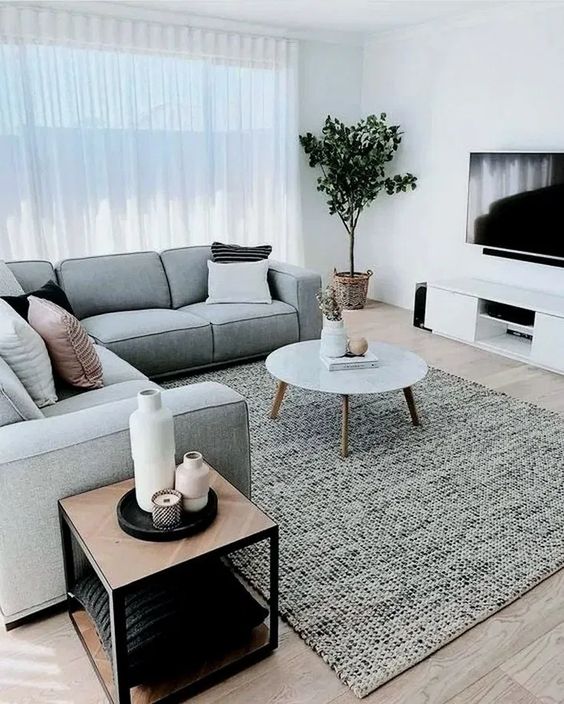 white living room ideas 19