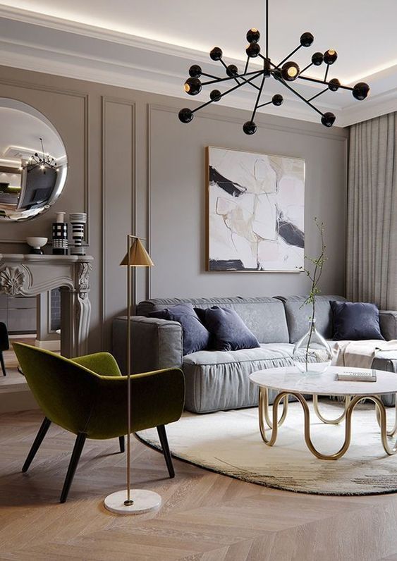 Contemporary Living Room Ideas: Artful Rustic Decor