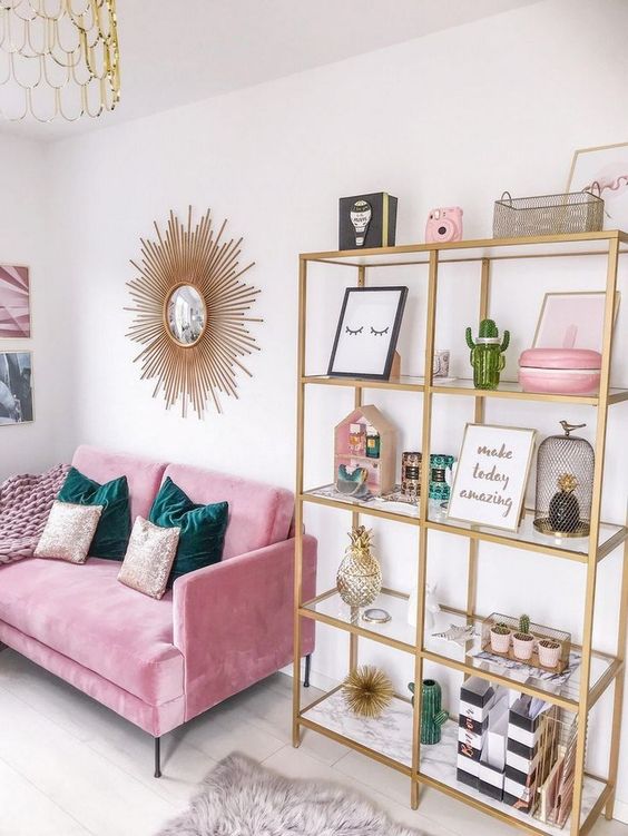 Neutral Living Room Ideas: Pretty Blushing Decor