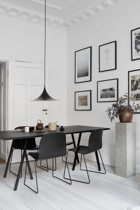 Dining Room Apartment Ideas: Elegant Transitional Decor