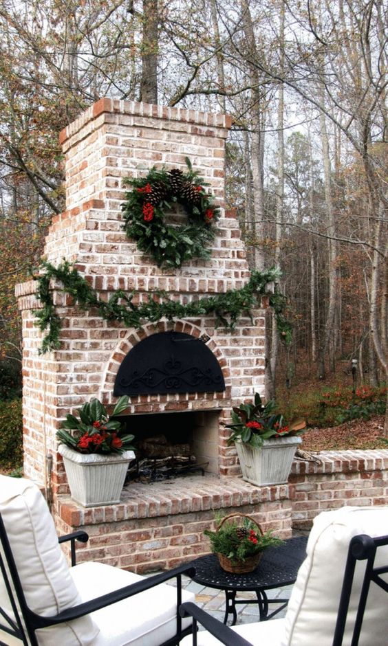 Backyard Fireplace Ideas 20