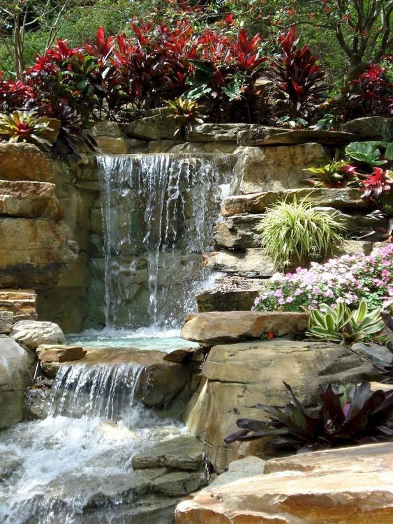Backyard Waterfall Ideas 15