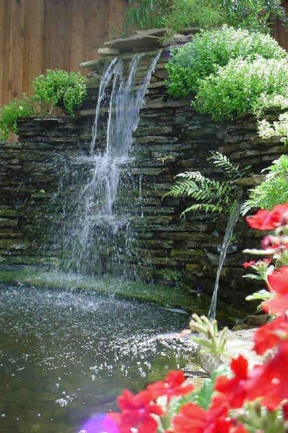 Backyard Waterfall Ideas 16