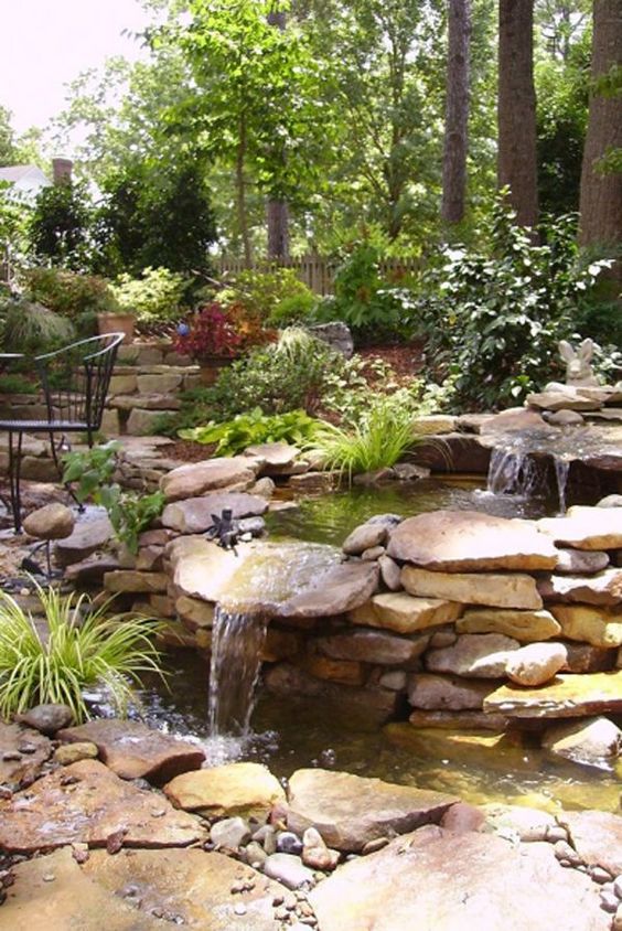 Backyard Waterfall Ideas 17