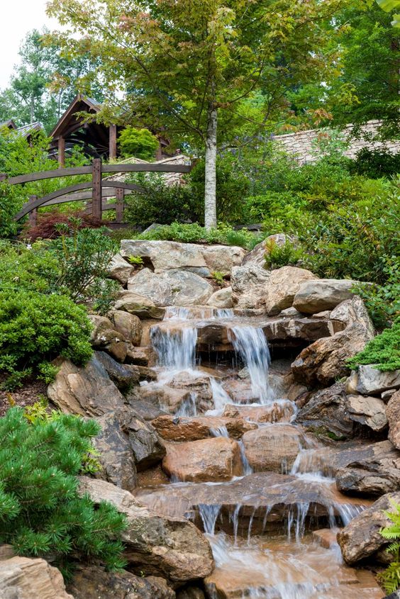 Backyard Waterfall Ideas: Exhilarating Natural Waterfall