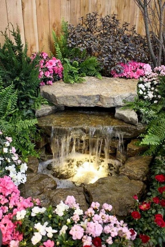 Backyard Waterfall Ideas: Simple Decorative Waterfall