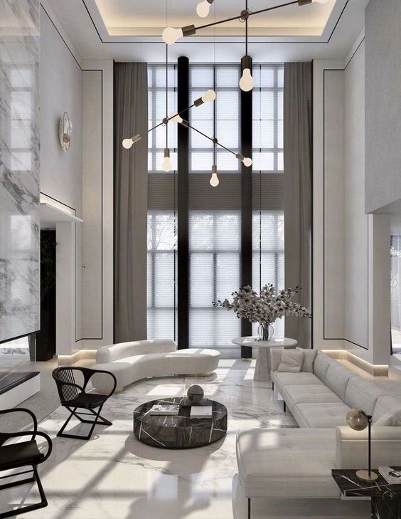 Living Room Luxury Ideas: Stylish Contemporary Design