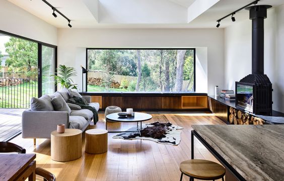 Wood Living Room Ideas
